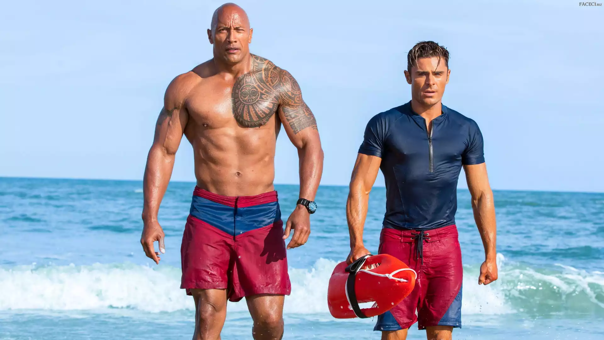 Dwayne Johnson, Baywatch, Zac Efron, Film