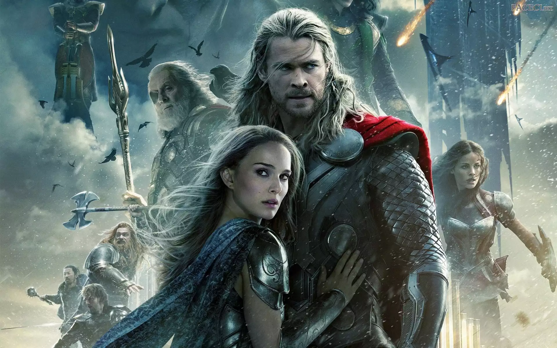 Mroczny Świat, Chris Hemsworth, Thor, Natalie Portman
